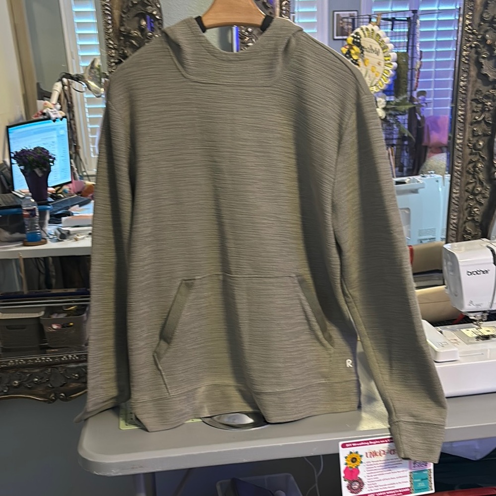 Reebok Olive Green Men's Hoodie